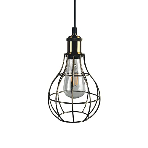 Hanging lights E27 suspension industrielle luminaire métallique fer fil pour plafond