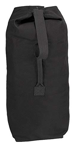 3499 BLACK TOP LOAD CANVAS DUFFLE BAGS 30 x 50