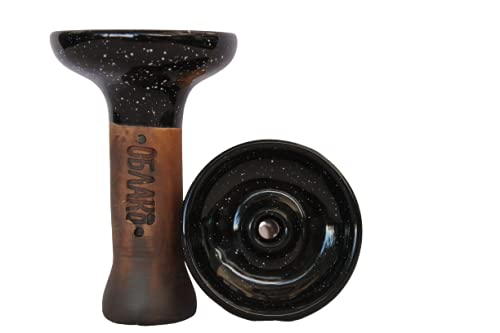 Oblako Phunnel M Glazed Shisha Hookah Tabakkopf Wasserpfeifen Kopf (Black Cosmos)
