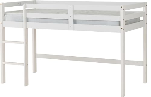 Seconique Panama Mid Sleeper, Wood, White