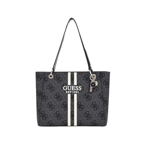 GUESS Noelle II Tote Coal Logo