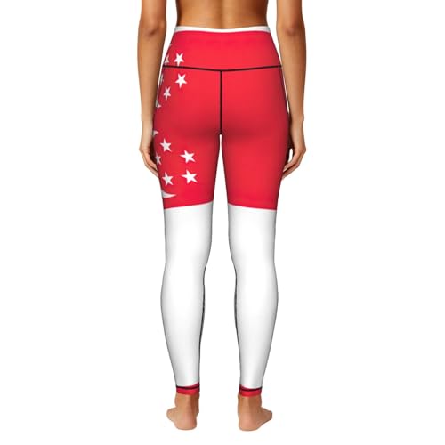 Leggings de Singapur con bolsillos que sujetan el móvil en el gym 4