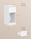 Zoom IMG-2 vasagle set di 2 comodini Zoom IMG-2 vasagle set di 2 comodini