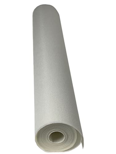 Papel pintado de fibra de vidrio (1 x 25 m², doble cadena, fino, 140 g, incluye pegamento)