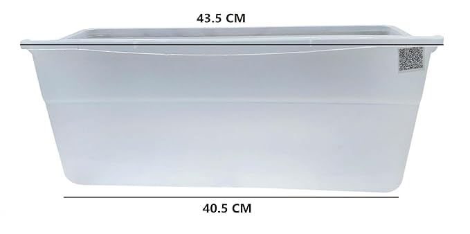 Image of Refrigerator Vegetable Box Compatible with LG Single Door Fridge 165L to 215L | Durable Transparent Crisper Drawer Replacement | Easy Fit & Sturdy Build (Single Door 1)