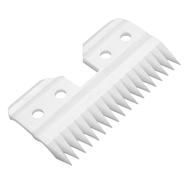 10Pcs/Lot Replaceable Ceramic 18 Teeth Pet Ceramic Clipper Cutting Blade for A5 Series, White-Hu9tYsVa
