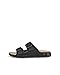 ECCO Men's Cozmo Two Band Buckle Slide Sandal, BLACK NUBUCK, 12-12.5
