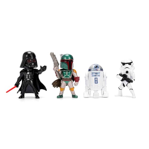 Jada Toys Star Wars Figur (1 Stück) – 1 von 4 Star Wars Sammelfiguren aus Metall für Film-Fans & Sammler ab 8 Jahren, Auswahl per Zufallslos, ca. 6,5 cm, Series 1