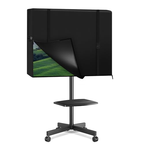 Mobile Outdoor TV Stand Cover, 600D Heavy Duty Oxford Fabric Waterproof