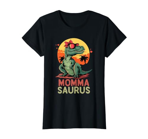 Momma-Saurus T-Rex Dino Dinosaur MommaSaurus Funny Trex T-Shirt
