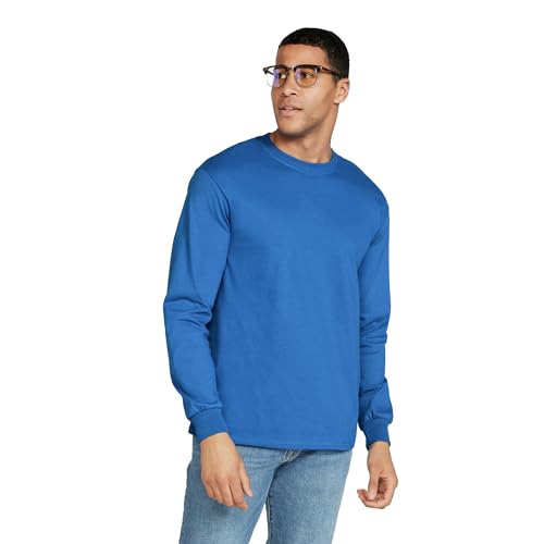 Image of Gildan Adult Ultra Cotton Long Sleeve T-Shirt, Style G2400, Multipack