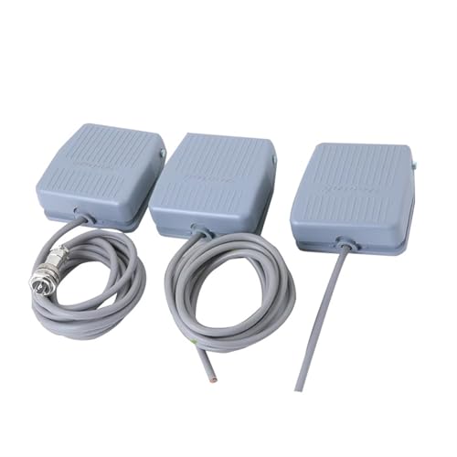 Interruptor de pie TFS-201 con conector de aviación de tres núcleos y cable robusto de 2m