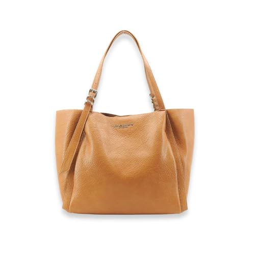 Cabas ERMANNO FIRENZE Vera Camel Grand Sac Cuir Femme SS26