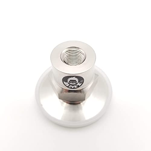 Image of bmotiontech FNPT to KF25 Flange Fitting (ISO-KF KF25 QF25 NW25) US NPT Thread Standard (1 /8 inch FNPT x KF25)