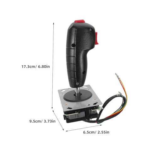 Toddmomy Accessoire Joystick de Vol pour Jeux D'avion avec Microswitch Pcb et Harnais de Câblage Rapide, Compatible Large, Plastique et Métal, pour Machines D'arcade et Gaming Compétitif – vue 2