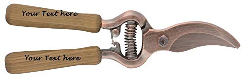Personalised Copper Plated Garden Pruners