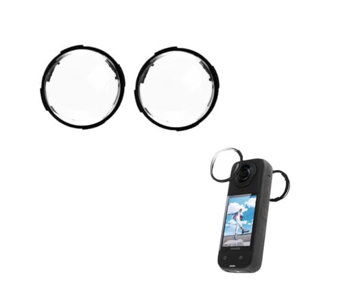 SHEAWA Insta360 X4用レンズガード 光学強化ガラス レンズケース 超高透過率 2個 透明カバー レンズ保護 キャップ プロテクター 耐衝撃 傷防止 アクセサリー