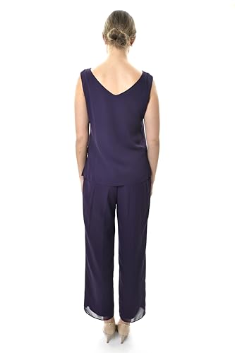 Image of Le Bos Women's 3 Piece Short Sleeve Day to Dinner Pant Set