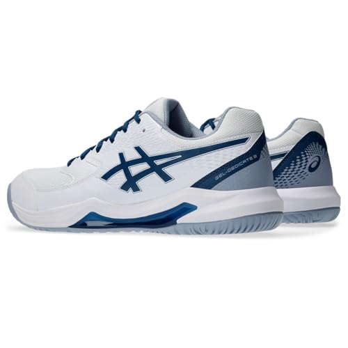 Image of asics(アシックス) Men's Tennis Shoe, 103 (White /maco Blue), 28.0 cm 3E