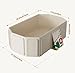 Silique Kitchen Heavy Duty Dog Bath Tub for Large & Small Dogs - Reinforced Plastic Pet Washing Tub, Portable Indoor Outdoor Grooming Bath, Multi-Purpose Utility Basin Indoor & Outdoor Use