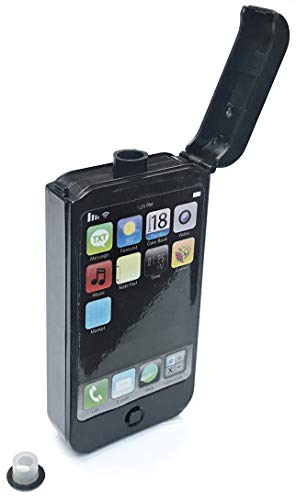 Prop Novelty Smartphone Design Plastic Flask, 4oz, FlCl1