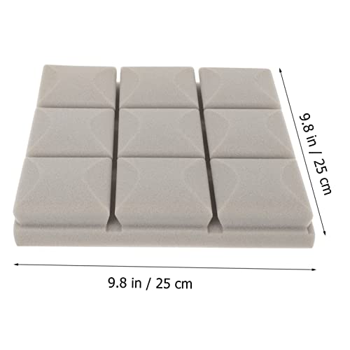 4 piezas Paneles Acústicos de Espuma para Aislamiento y Reducción de Sonido para Estudio en Casa Oficina y Espacios de Grabación Alta Densidad miniatura 6