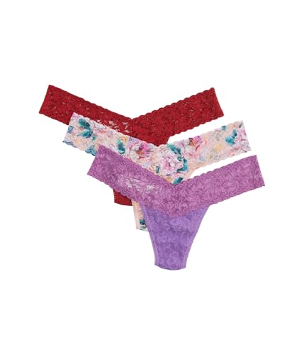 Image of hanky panky - Signature Lace Low Rise Thongs for Women | Lacy Lingerie Underwear | 3 or 5 pack