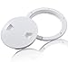 BROYEUR 2 Pcs Boat Hatch,6 Inch White Circular Non Slip Inspection Hatch Deck Plate Hatch, with Detachable Coverfor Marine Boat Yacht(6”White-2PCS)