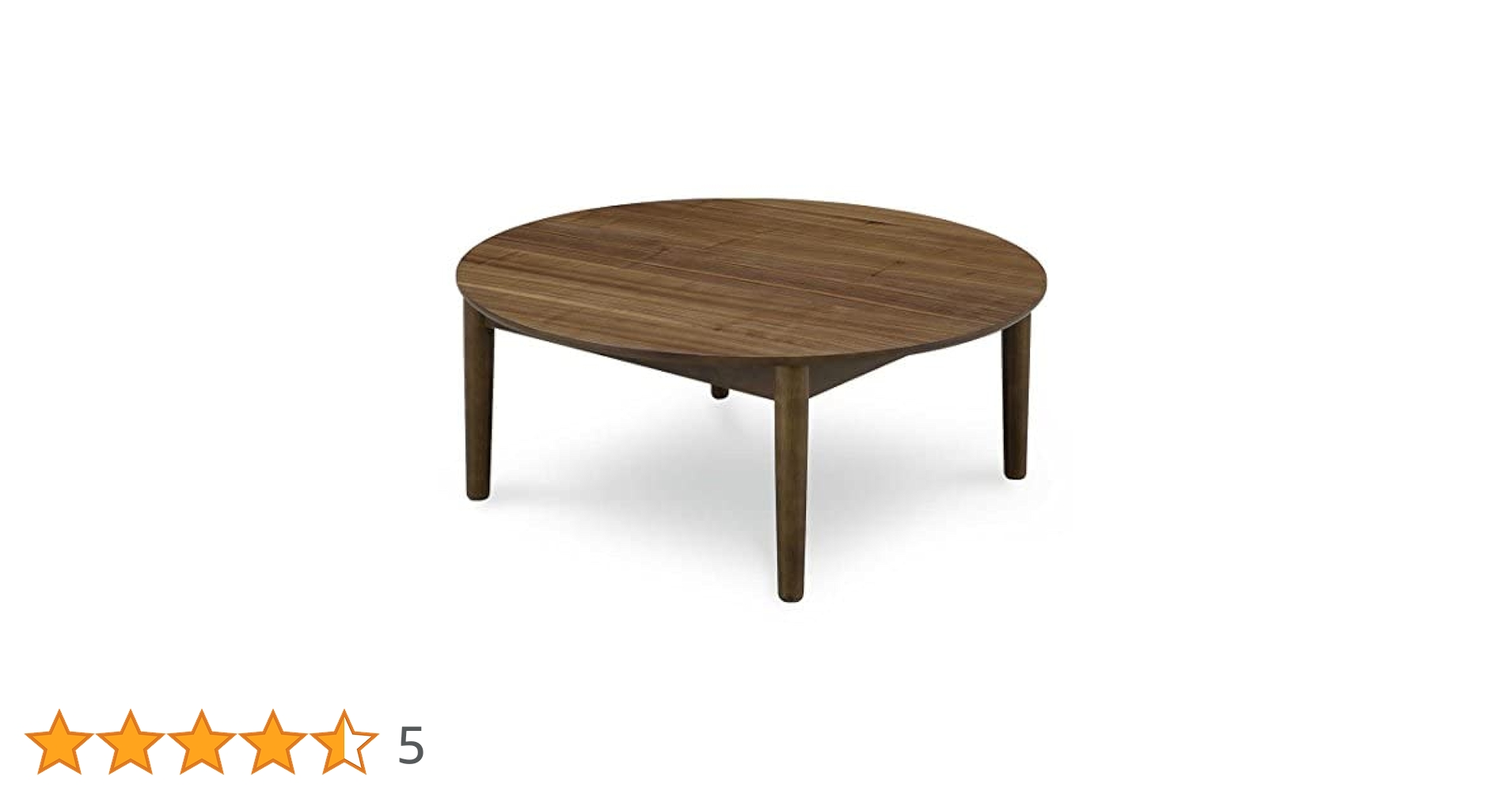 素敵なコーヒーテーブル　円形　木製座卓 Amazon.co.jp: Aikenn ローテーブル 丸型 まる 円形 座卓 木目