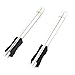 Ten Lemons Set Palillos Chinos Blancos (Dorado y Plata) de Fibra de...