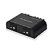 Produktbild Adwits 2-Kanal Speaker Switcher Selector Box mit Terminal Claps 150W RMS pro Kanal, Schwarz