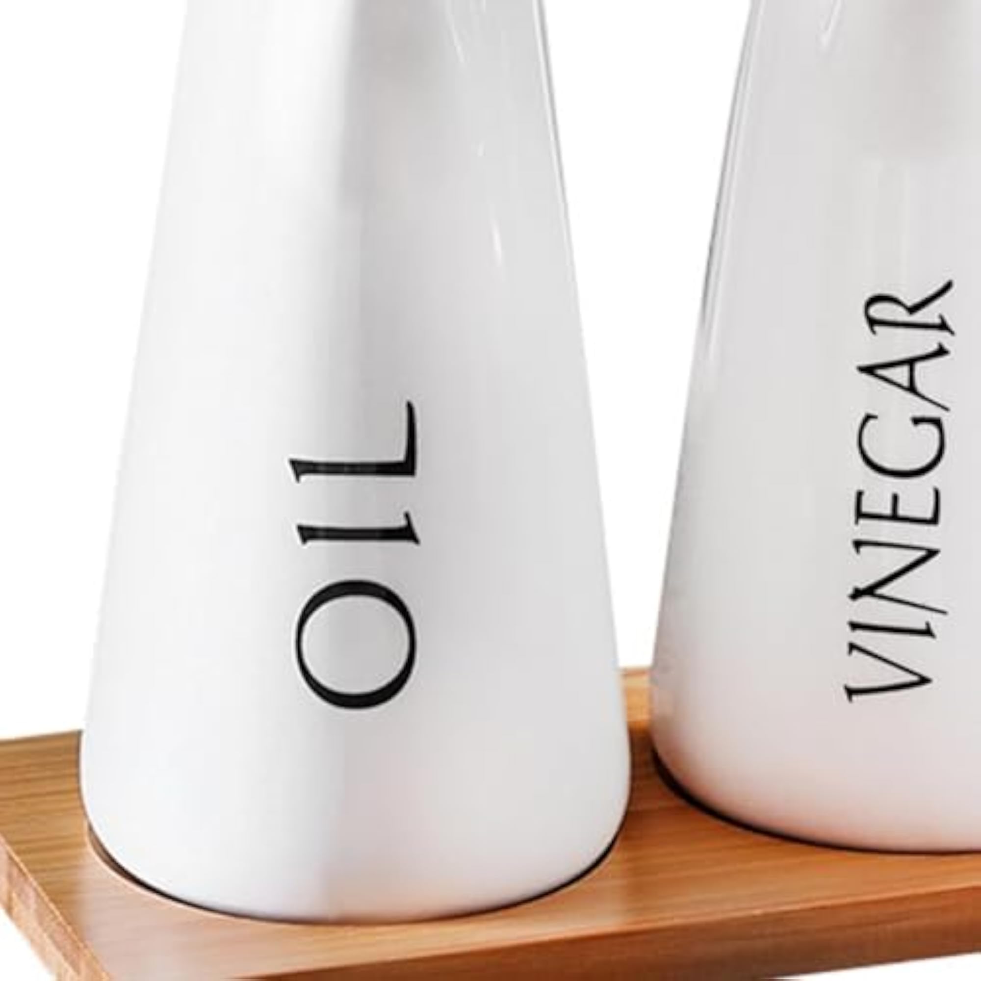 Ceramics Oil Vinegar Dispenser Bottle Set, Premium