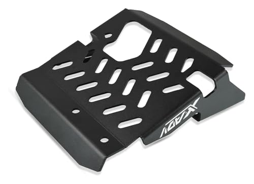 Plaque de protection pour Honda X-ADV 750 (2018-2023) - Sabot moteur de scooter en alu noir avec logo