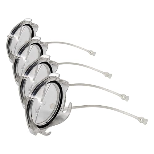 Image of Camco 39455 Clear RV Sewer Cap with Lanyard - Prevents Leaks and Spills from Your RV's Sewer System (Pack of 4)