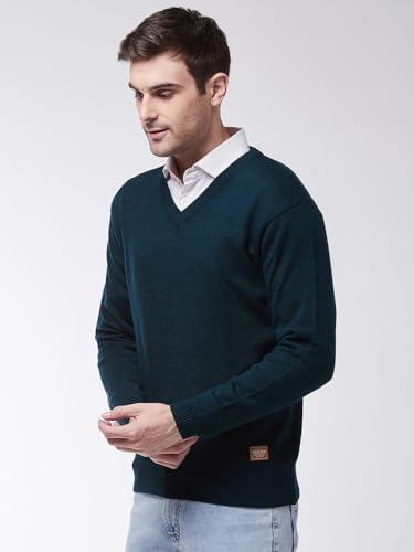 Image of Pivl Men's Winter V Neck Solid Sweaters ||Winterwear||