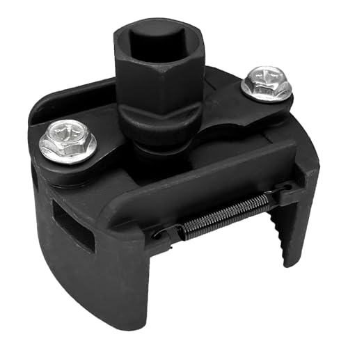Wrench Adjustable Oil Filter Removal Tool 2 Jaw 2-3/8 To 3-1/8 Inch 60-80mm Oil Filter Socket Set Small Medium-sized Universal Automotive Drive Oilfilter Cap Style Spin-on Wrench