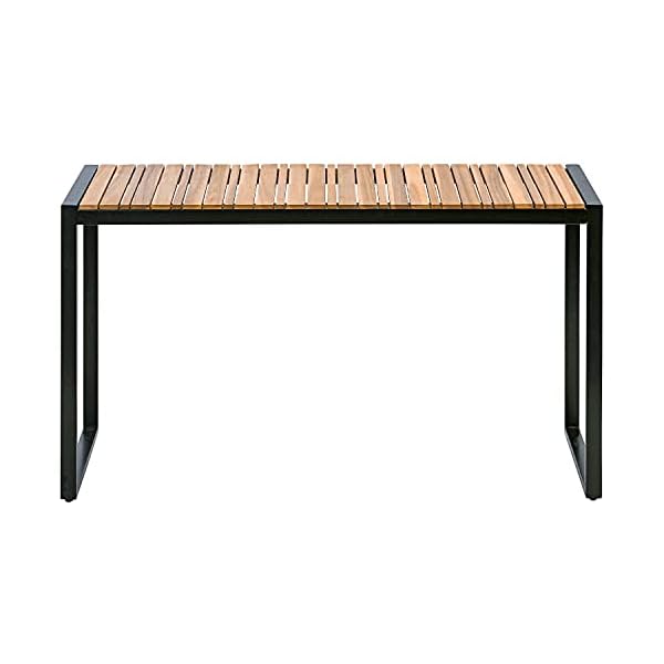 Balkontisch Chicago Wood – Akazienholz & Stahl