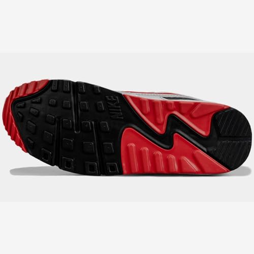 NIKE AIR MAX 90 Adult DX4233-001 (Photon DUST/University RED), Size 134