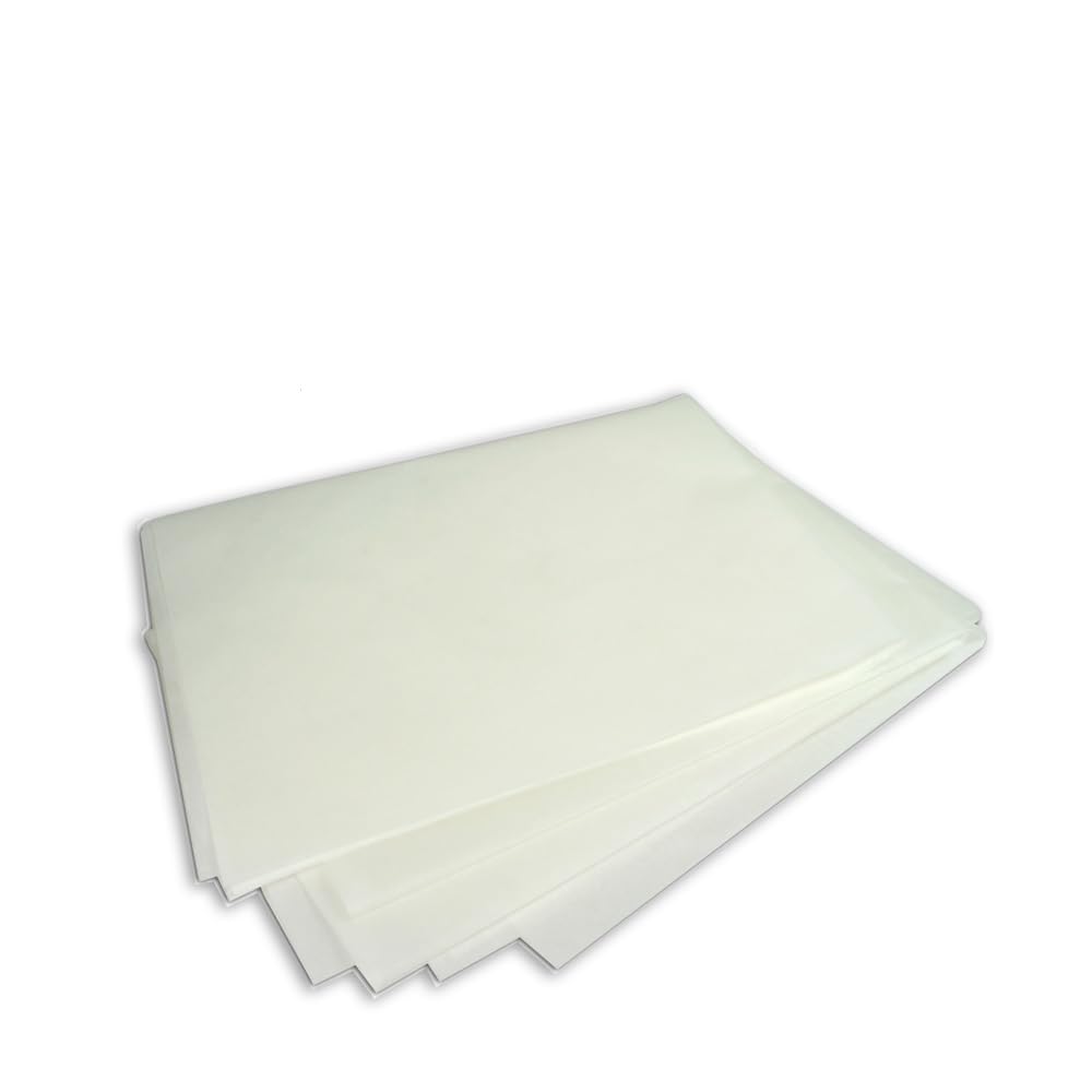 Pro DP 10kg Einschlagpapier Bäckerpapier Wickelpapier Cellulose Papier Zuschnitte 45x60cm naturweiß ca. 55g/m² ca. 670 Blatt, EPC554560
