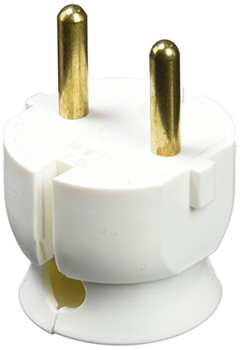 Legrand, 050183 Bases y clavijas - Enchufe extraplano, potencia máxima de trabajo de 3680W y 16A a 230V, color blanco