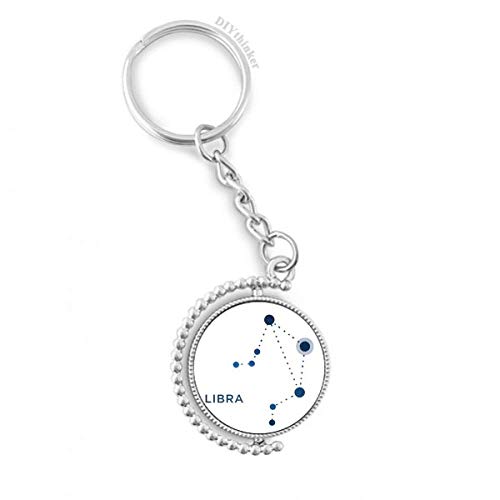 Porte-clé Balance Constellation rotatif DIYthinker 1,2x3,5 pouces