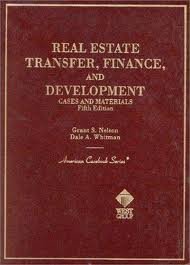 Cases and Materials on Real Estate Transfer, Fi... 0314005684 Book Cover