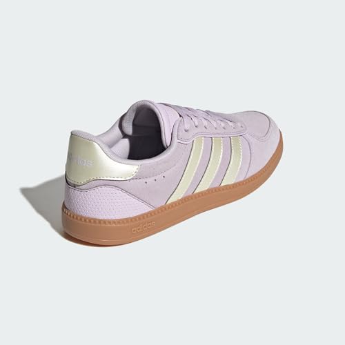 Image of adidas Womens Breaknet Sleek Suede Sports Shoes