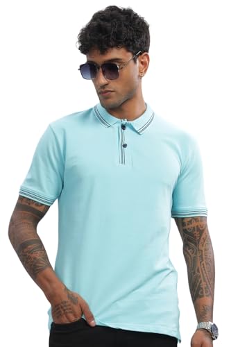 Image of ADRO Polo T Shirt for Men | Black Polo T-Shirt | 100% Cotton Polo Tshirt | Regular Fit Polo| Available in Plus Size Polo