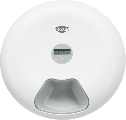 TRIXIE Futterautomat TX5+1 - weiß 6 × 0,18 l/ø 32 × 8 cm