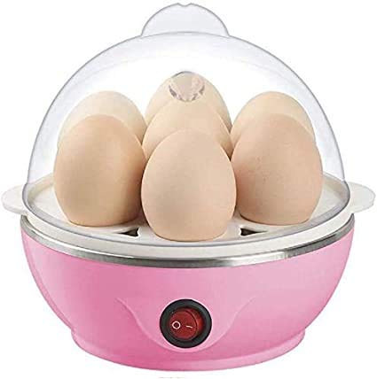 HOEM STAR egg Boiler Electric Automatic Off 6 Egg Poacher for Steaming - 1pc (Assorted Color)