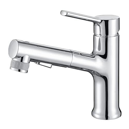 Mitigeur de bassin or brossé idéal pour le lavage des cheveux au lavabo