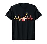 Vous pouvez profiter des fêtes de Noël ou d'un anniversaires pour offrir ce graphisme de guitare style électrocardiogramme à tous les fans de rock. Cadeau pour les rockeurs ou tous les adultes, hommes ou femmes qui aiment les concerts de rock