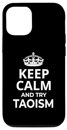 Carcasa para iPhone 15 Taoístas / Taoístas / 'Keep Calm And Try Taoism!'