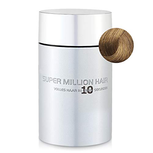 Super Million Hair Haar Fasern und Schütthaar, hochwertiges Streuhaar zur Haarverdichtung, 15 g, Wheat-Blond (7)